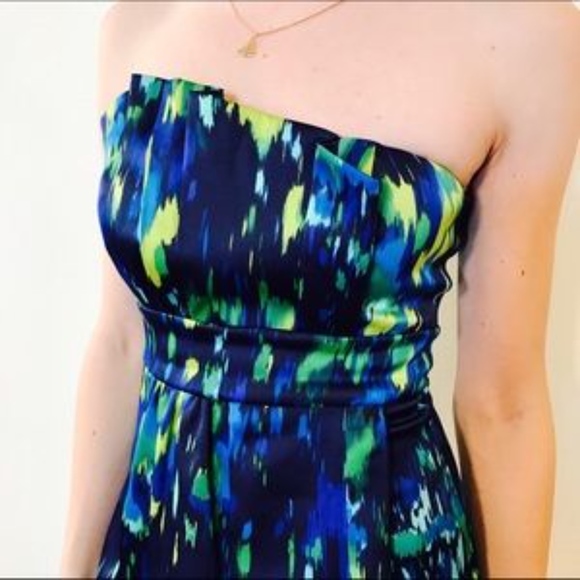 METROPARK MR. BLACK ABSTRACT PRINT DRESS - Picture 5 of 7